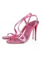 Christian Louboutin Rosalie 100 mm Sandale od Переливающейся kože Glamurozne cipele Christian Louboutin