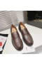 Лоферы Christian Louboutin Urbino Moc od Teleće kože Tamno smeđe boje Christian Louboutin Shoes