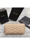 Клатч-koverti Saint Laurent Sadler Potisnom Bež Od Ovčje kože, Torbe Saint Laurent