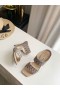 Sandale Jimmy Choo 100 mm U Vrpcama ili u Boji kože