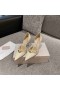 Cipele-brod Jimmy Choo Aurelie 85 Od Lakirane Kože S Жемчужным Ukras Bež Boje