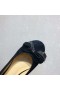 Antilop Kravata Jimmy Choo Na Ravne Cipele Crne Boje