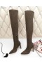 Čizme do koljena Jimmy Choo 85 mm od Antilop Kaki