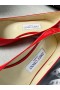 Amblem Jimmy Choo Love Stan Lakirane Kože JC Crvene Boje