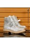 Cipele Jimmy Choo Timberland Od Nubuk S Kristalima Srebrne Boje