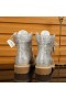 Cipele Jimmy Choo Timberland Od Nubuk S Kristalima Srebrne Boje