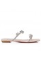 Cipele-мулы Christian Louboutin Just Queenie od PVC-a i koža Nappa Leche CL
