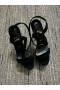 Sandala Christian Louboutin Loubi Queen Alta 150 Mm Baršun Crnci