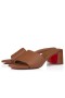 Cipele Christian Louboutin So CL Mule od Teleće kože 55 mm, Smeđe boje Christian Louboutin