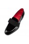 Лоферы Christian Louboutin Styleeto Od Velur Veau I Baršunastih Crne Cipele CL