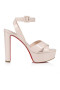 Christian Louboutin Supramariza Sandale ремешках 130 mm od lakirane Teleće kože Leche CL Cipele