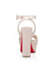 Christian Louboutin Supramariza Sandale ремешках 130 mm od lakirane Teleće kože Leche CL Cipele