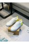 Christian Louboutin Tenisice Zabava Louis Junior Spikes Bijele Fluo Žuta