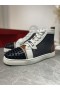 Christian Louboutin Tenisice Lou Spike S Visokim Берцем Od Teleće Kože Boja Boja