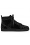 Christian Louboutin tenisice Louis s visokim берцем Velvet River od Teleće kože Crne boje Christian Louboutin Shoes