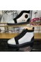 Christian Louboutin Tenisice s visokim берцем Louis Strass Veau Velours Crne boje