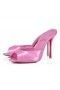Christian Louboutin Me Dolly 100 Mm Мюли Od Переливающейся Lakirane kože Baby B