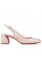 Cipele-brod Christian Louboutin So Jane Sling 55 Mm od lakirane kože Leche Christian Louboutin Shoes