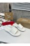Christian Louboutin Ženske Papuče, Sandale Od Napa Kože Bijele Boje
