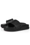 Sandala Christian Louboutin Pool Stud Flat Black / bk Gun Od Teleće kože