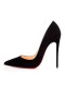 Cipele-brod Christian Louboutin So Kate 120 mm iz crne antilop