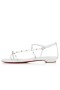 Sandala Christian Louboutin Riojana Sa šiljcima Bianco/Koža lin Bianco