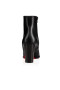Christian Louboutin Spikita Booty Adox 85 mm Crna/crna Koža Lucido