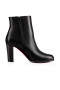 Christian Louboutin Spikita Booty Adox 85 mm Crna/crna Koža Lucido