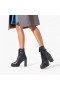 Christian Louboutin Spikita Booty Macademia 100 mm Crna/crna Lucido Calf