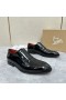 Christian Louboutin Lafitte On Oxford Patent Leather Black Red