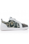 Christian Louboutin Louis Junior P Strass Eternity Sneakers Leather and Strass Multicolor