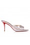 Christian Louboutin Miss Z Mule 80 Mm Mules Laminated Calf Leather Vintage Rose