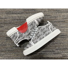 Christian Louboutin tenisice Adolon Junior CL Iz Жаккардовой tkanina Boja Boja