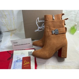 Christian Louboutin Booty Lock 70 Mm Niske cipele Veau Velours Lionne