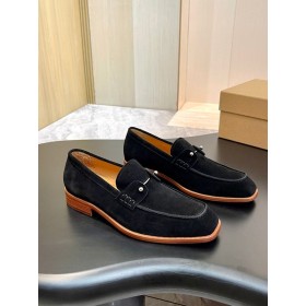 Лоферы Christian Louboutin Chambelimoc Antilopa i Teleća koža Crne boje