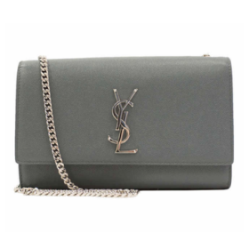 Mala torba Saint Laurent Kate s кисточками od Sive Zrnate kože Saint Laurent Bags