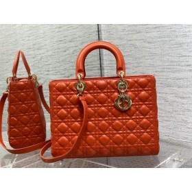 Ženska Torba Dior 32 CM NaranÄaste Boje Od Konzervirane OvÄje kože