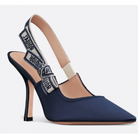 Dior J ' Adior Slingback Pump 65 mm/95 mm, Tamno plave boje