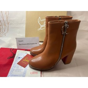 Christian Louboutin Cl Niske cipele na munje 70 Mm od teleće kože Cuoio Christian Louboutin Shoes