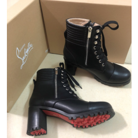 Čizme Christian Louboutin En Hiver od Teleće kože 70 mm Crne boje