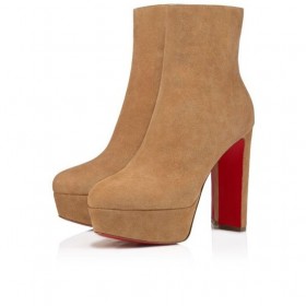 Christian Louboutin Loo Booty 130 Mm Niske cipele Veau Velours Lionne