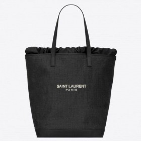Plišani Shopping bag Saint Laurent iz Rafija Saint Laurent Bags