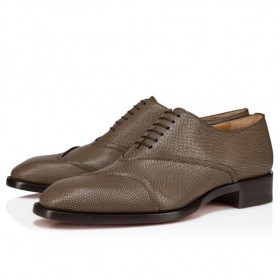 Oxfords Christian Louboutin Boabi od Teleće kože Petit Grain Roca Smeđe boje