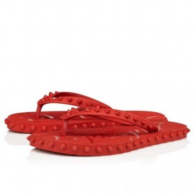 Christian Louboutin Super Loubi Flip Ženske Japanke Gumene Cipele Loubi CL