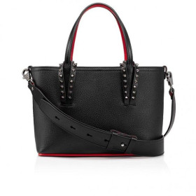 Christian Louboutin Cabata Mini-bag-тоут Od Teleće kože, Crne Torbe Christian Louboutin