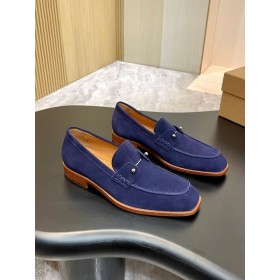 Лоферы Christian Louboutin Chambelimoc Antilopa i Teleće kože Tamno plave boje