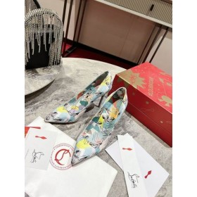 Christian Louboutin/ cipele-brod So Kate od krep satena 120 mm Многоцветного boje
