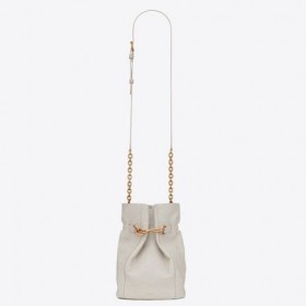 VreÄa za smeÄe na udicu Saint Laurent Le Maillon Od Bijele OvÄje kože Saint Laurent Bag