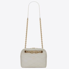 Mala Torba-lanac Saint Laurent Le Maillon Od Bijele OvÄje kože