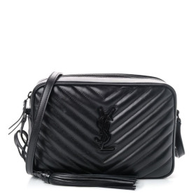 Saint Laurent Lou Camera Potpuno Crna Torba Torba Saint Laurent